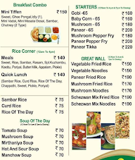 Udayam Sri Bhavan Pure Veg Restaurant menu 1