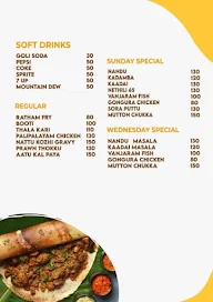 Hotel Kannan menu 2