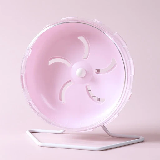 Super-Silent Hamster Exercise Wheels Quiet Spinner Hamster Running Wheels With Adjustable Stand For Hamsters Gerbils Mic