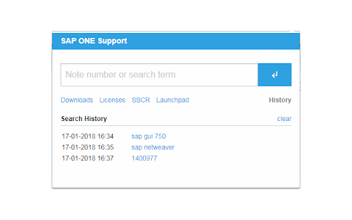 SAP Notes and Support