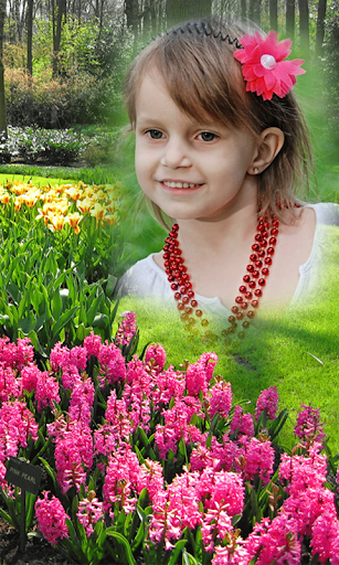 Beautiful Garden Photo Set Karne Wala Frame App