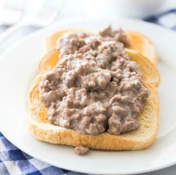 S.O.S. (Creamy Hamburger Gravy)