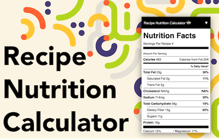 Recipe Nutrition Calculator small promo image