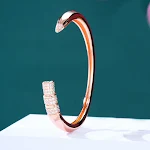 Rose gold white