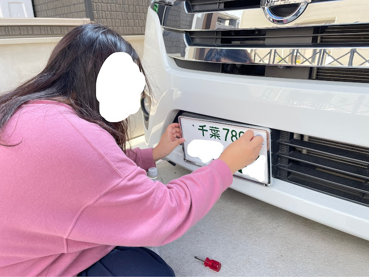 デイズハイウェイスターの車好き女子・嫁ちゃんの車・DIY・ナンバーロック・ラメラメに関するカスタム事例の投稿画像4枚目