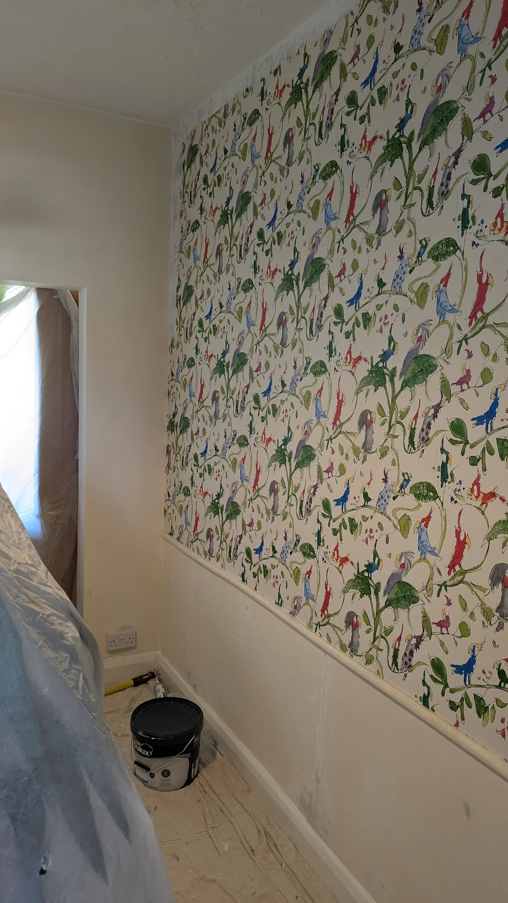 Album cover: Interior decorating to dining room.