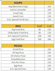 K.O Gaming Arena & Cafe menu 2