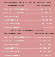 Kartiki Biryani House menu 1