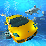 Cover Image of Herunterladen Underwater Stunts Car Flying Race 1.2 APK