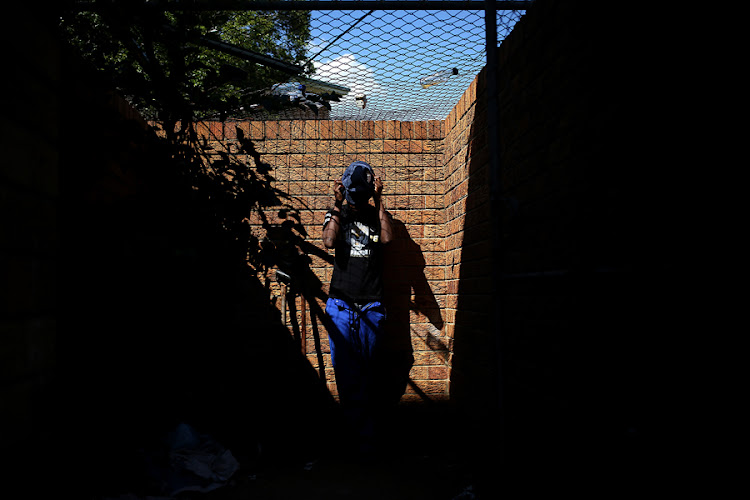 David (NOT HIS REAL NAME), who is believed to have been trafficked, and who blew the whistle on the alleged traffickers, poses for an anonymous picture. Ten people including those from Lesotho and South Africa were found and rescued from the farm, near Welkom, in The Free State. Six suspects were arrested for alleged human trafficking.