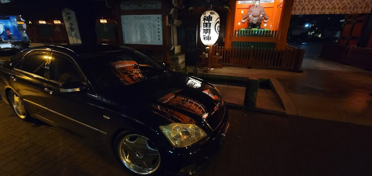 クラウンアスリートのユーロライン・車写活・オリンピック・黒塗りセダン・神社に関するカスタム事例の投稿画像4枚目
