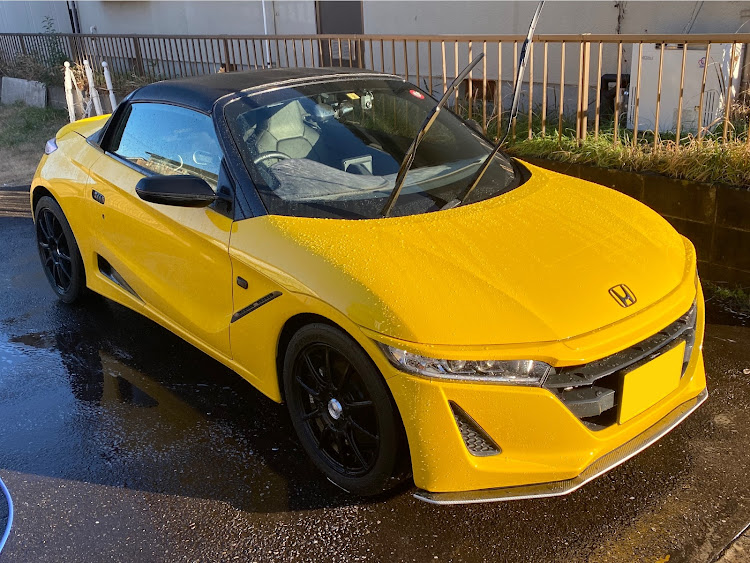 S660のクリスタルキーパー・艶々ボディ・洗車・風が強かったけどに関するカスタム事例の投稿画像1枚目