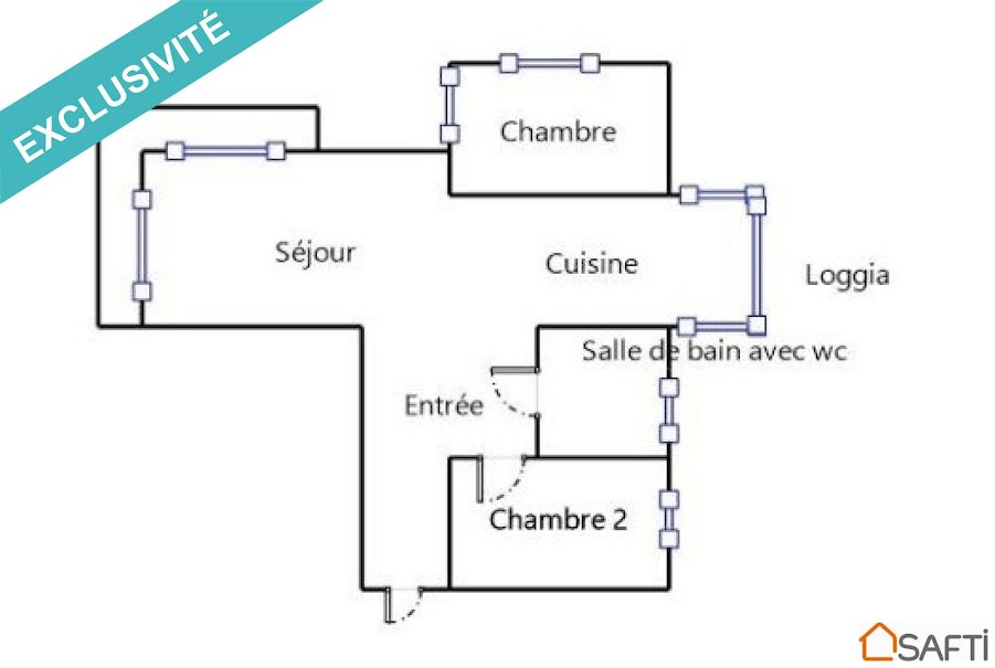 Vente appartement 4 pièces 61 m² à Toulon (83000), 299 000 €