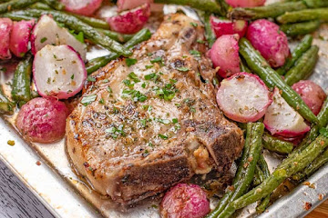 Ranch Pork Chops - Sheet Pan Style