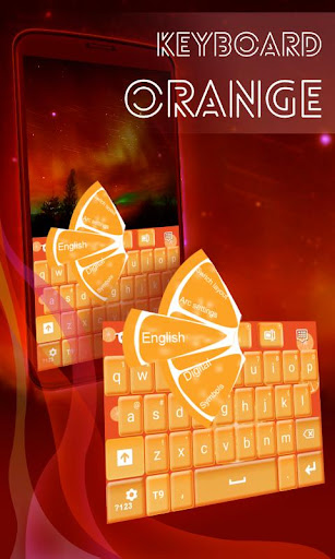 Keyboard Orange Skin