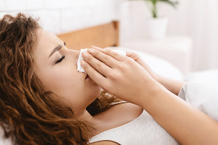 Mask up and wash your hands often. An increase in case numbers of flu has been identified in all five provinces where surveillance is conducted. Stock photo.