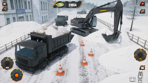 Screenshot Snow Excavator: Crane Game