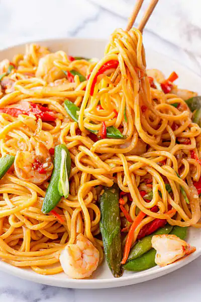 Prawn Schezwan Noodles