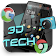 3D tech icon business theme icon