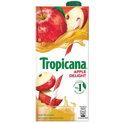 Tropicana Delight Fruit Juice - Apple - 200 ml