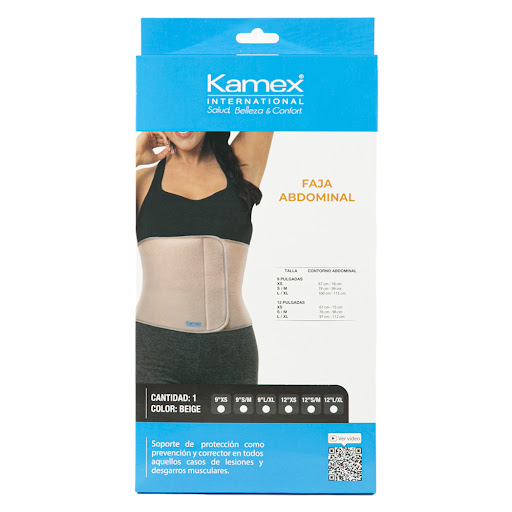 Faja Kamex Abdominal 9 Pulgadas S/M x 1 und