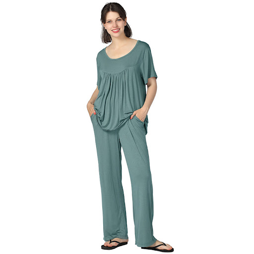 Title 6, Womens Casual Short Sleeved Trousers Cotton Co...