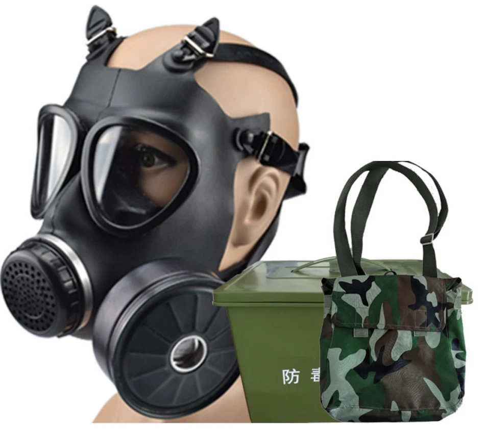 Maschera antigas FM Tipo 05 per emergenze. Protezione da polvere, fumo tossico e veleni. Essenziale per la sicurezza.