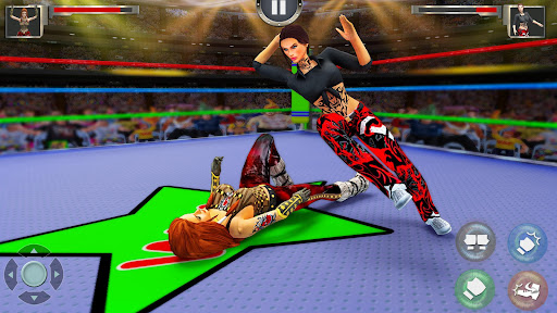 Screenshot Girls Wrestling Fighting Games