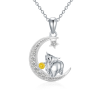 Title 1, Highland Cow Necklace Sterling Silver Cow Penda...