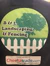 B & L Landscaping and Fencing Logo