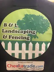 B & L Landscaping and Fencing Logo