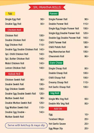 Rock & Rolls menu 1