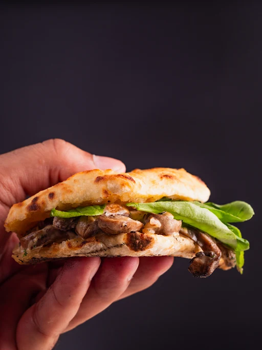 Mushroom & Asparagus Sourdough Panuozzo Panini