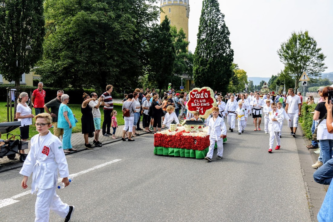 Парад цветов Blumencorso в Бад Эмсе - август 2017