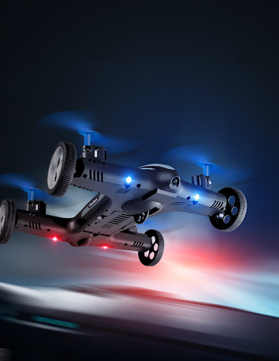 Title 1, Flying Car Drone With Camera 2.4G Land Air Dual...