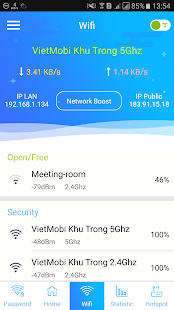 WiFi Password Recovery & Speed Test, Speed Monitor Screenshot