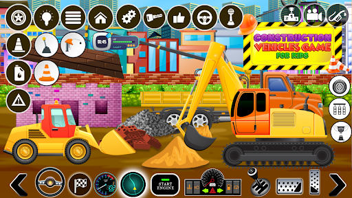 Screenshot Construction Vehicles for Kids