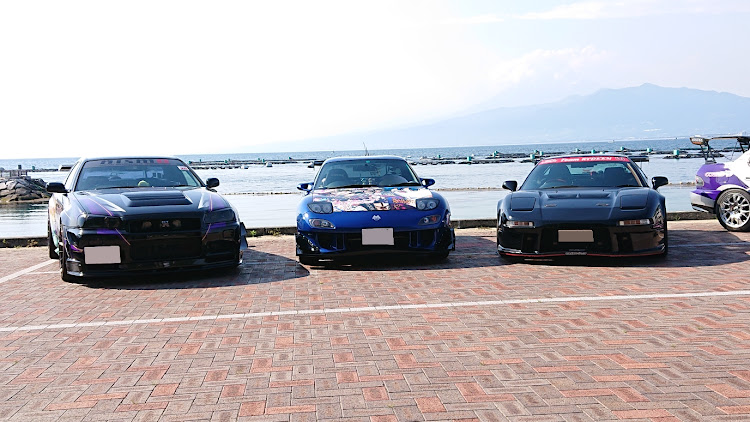 カローラフィールダーの痛車イベント・フォロワーさんとコラボ・ラブライブ！サンシャイン！！・聖地巡礼・安田屋旅館に関するカスタム事例の投稿画像6枚目