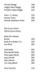 Tea Coffee Breakfast Darbar menu 1