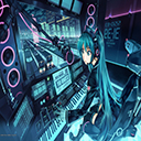 Miku Train Station 1920x1080 Chrome extension download