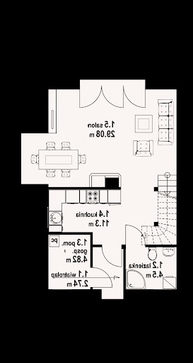 Rytowo dw 5 - Rzut parteru