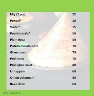 Guru Foods menu 1