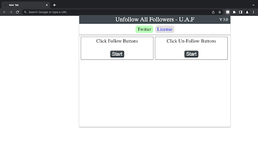 Unfollow All Followers - U.A.F