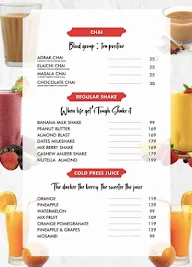 Calorifico Cafe menu 1