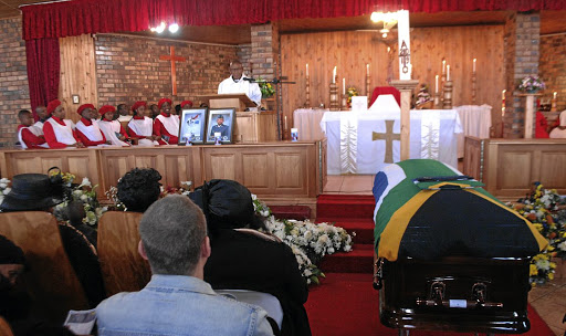 Mandla Maseko's funeral in Mabopane, Pretoria.
