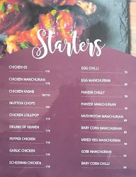 Bill Board Cafe menu 5