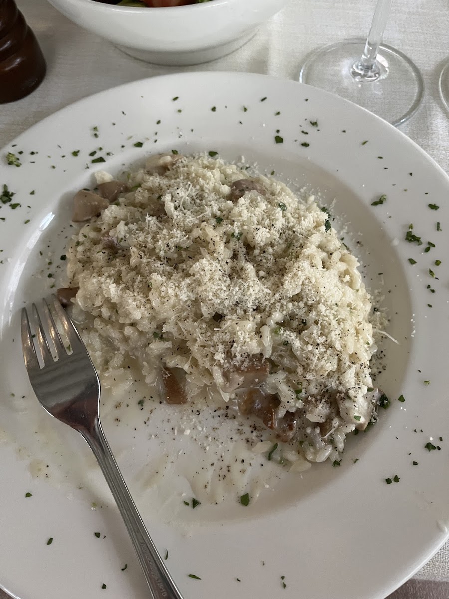 Mushroom risotto