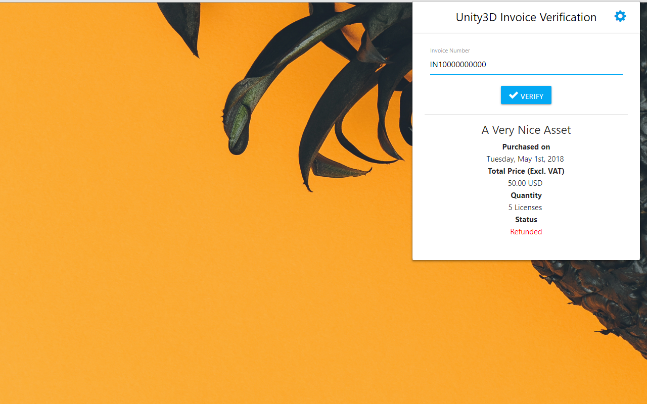 Invoice Verification for Unity3D Preview image 0