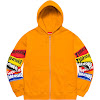 supreme®/thrasher® multi logo zip up hooded sweatshirt fw21