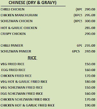 Kgn Restaurant menu 2